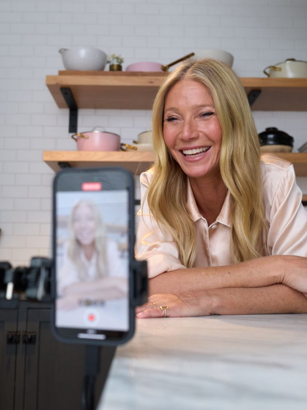 Creator filming at a kitchen counter